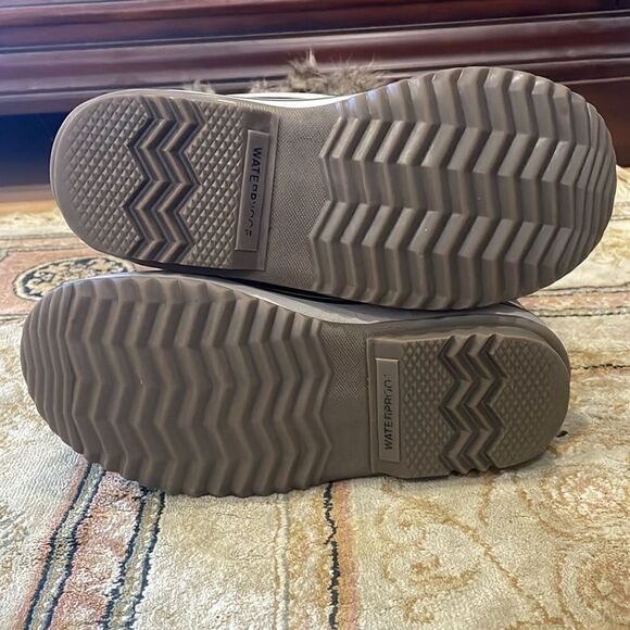 Sorel Joan of Arctic Warm Waterproof Green Suede Women’s Sz 6 Winter Snow Boots - Picture 8 of 12